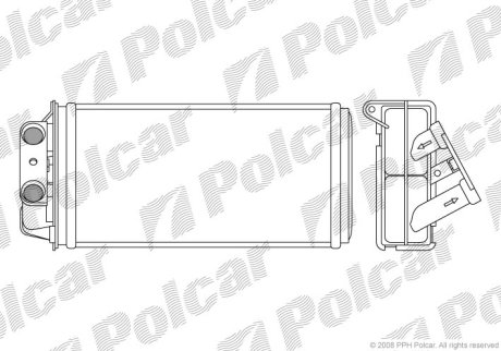 Радіатор обігріву Polcar 3005N8-2