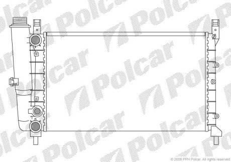 Радіатор охолодження Polcar 301608-2