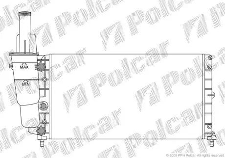 Радіатор охолодження Polcar 30170803
