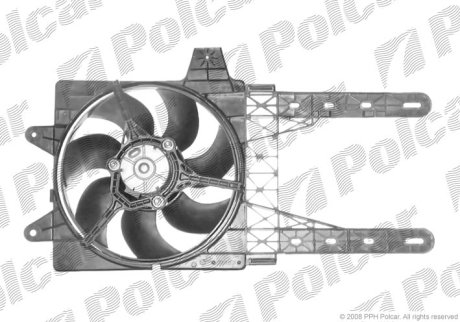 Вентилятор с корпусом/кронштейном Polcar 301723W2