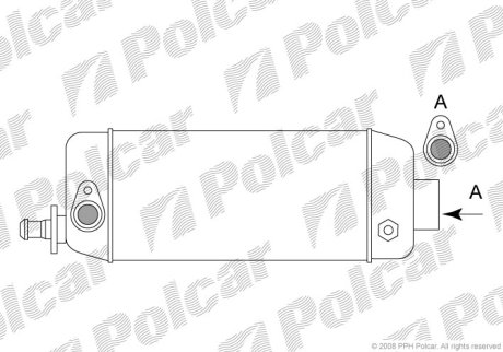 Радіатор масла Polcar 3017L82X