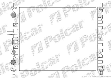 Радіатор охолодження Polcar 301808-3