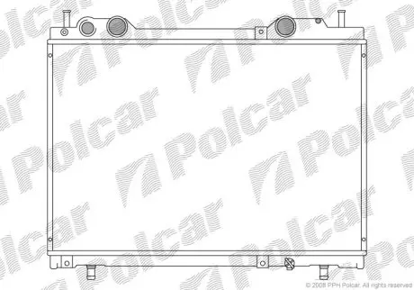 Радіатор охолодження Polcar 301808-6