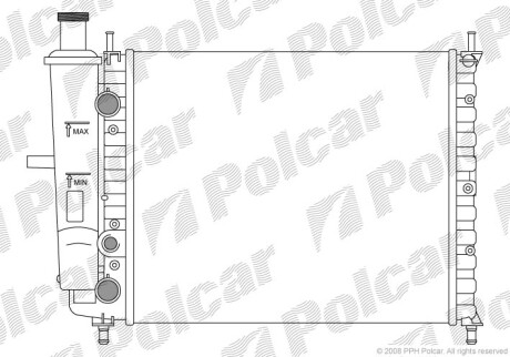 Радіатори охолодження Polcar 301808A0