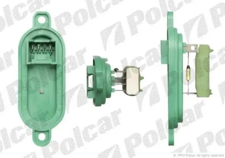 Резистор вентилятора салону Polcar 3018KST-1