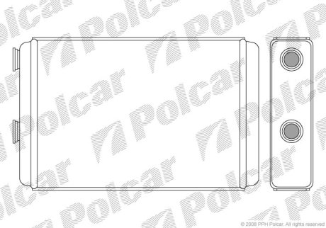 Радіатор обігріву Polcar 3022N8-1