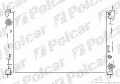 Радіатор охолодження Polcar 302408A1