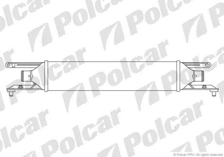 Радіатор повітря (Інтеркулер) Polcar 3024J8-2