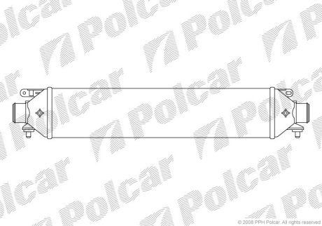 Интеркулер Fiat Doblo 1.6D/2.0D 10- Polcar 3024J8-3