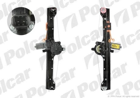 Стеклоподъемник электрический Polcar 3024PSE4