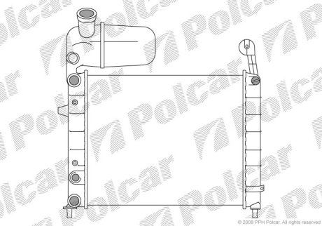 Радіатор охолодження Polcar 302608-4