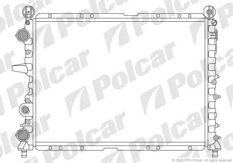 Радіатори охолодження Polcar 302608A5