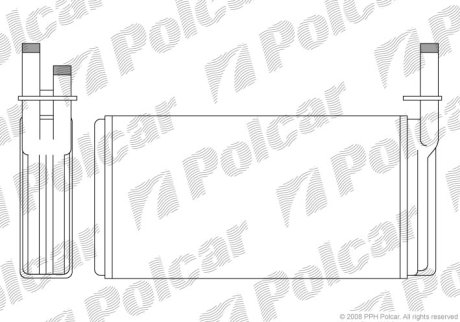 Радиатор обогрева Polcar 3027N8-1