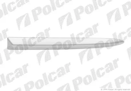 Молдинг бампера правий Polcar 30350712