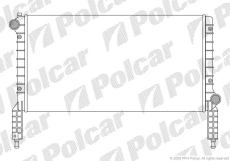 Радіатор охолодження Polcar 304008-1