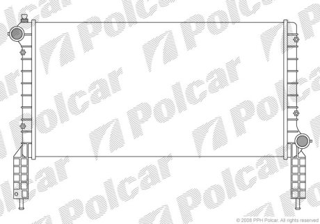 Радіатор охолодження Polcar 3040082X