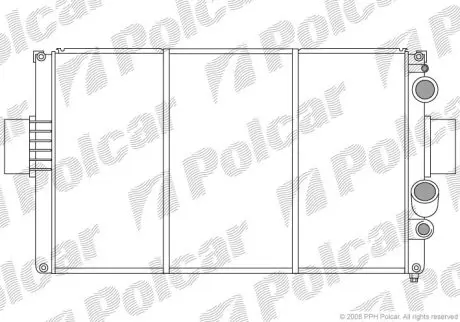 Радіатор охолодження Polcar 305008-5