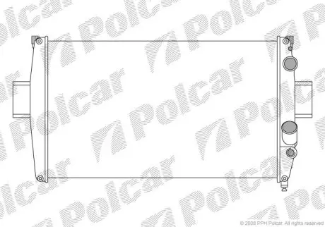 Радіатор охолодження Polcar 305008A5
