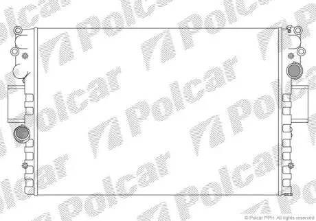 Радіатор охолодження Polcar 305208A4