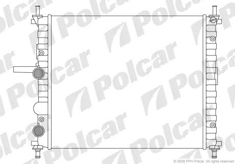 Радіатор охолодження Polcar 306508-2