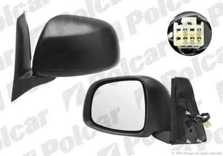 Дзеркало зовнішнє праве Polcar 3075521M