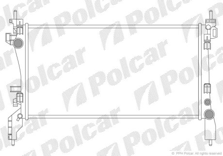 Радиатор охлаждения Polcar 308508-1