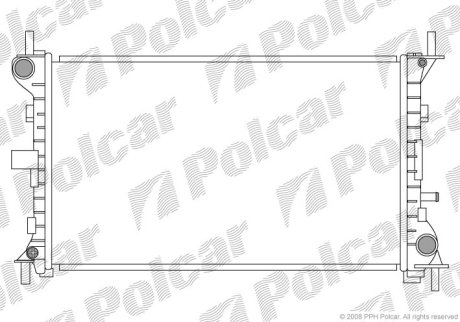 Радиатор охлаждения Polcar 320108-2