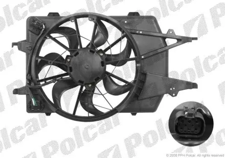 Вентилятор с корпусом/кронштейном Polcar 320123W6