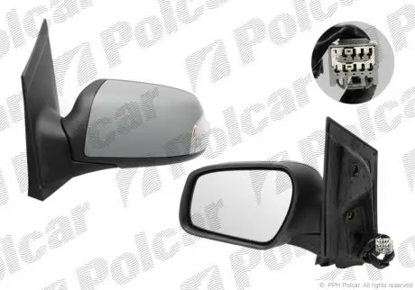 Дзеркало зовнішнє праве Polcar 3202528E