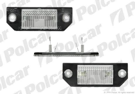 Ліхтар номерного знаку Polcar 3202959E