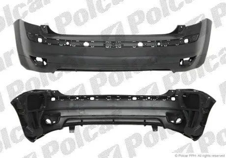 Бампер задній Polcar 320296-0