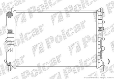 Радиатор охлаждения Polcar 320608A4