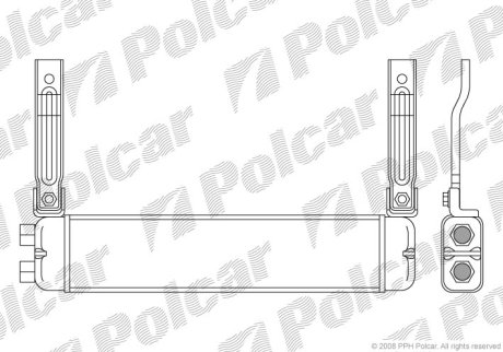 Радиатор масла Polcar 3207L81X