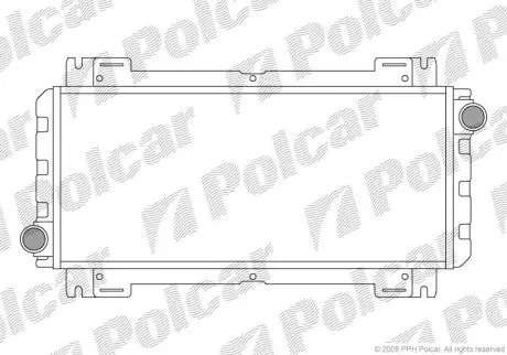 Радіатор охолодження Polcar 320808A1