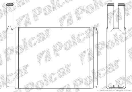 Радиатор обогрева Polcar 3208N8-1