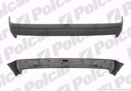 Бампер задній Polcar 320996