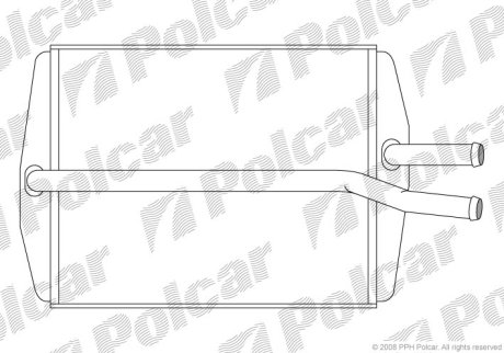 Радіатор обігріву Polcar 3210N8-1