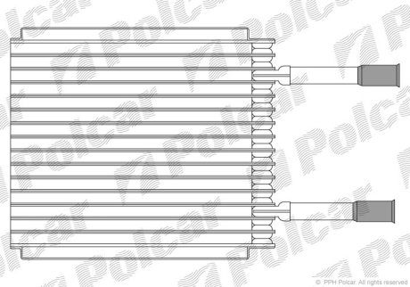 Випарник кондиціонера Polcar 3210P8-1