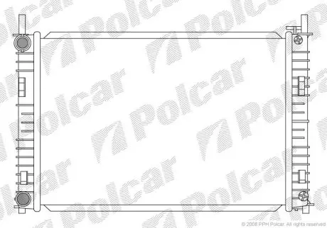 Радиатор охлаждения Polcar 321208-1