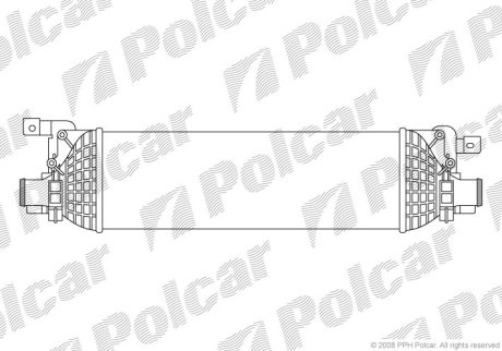 Радиатор воздуха (Интеркуллер) Polcar 3212J81X