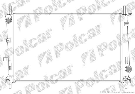 Радиатор охлаждения Polcar 321608-2