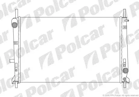 Радіатор охолодження Polcar 321708-3