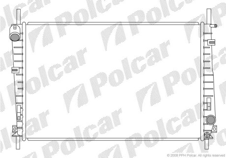 Радіатори охолодження Polcar 321808-2