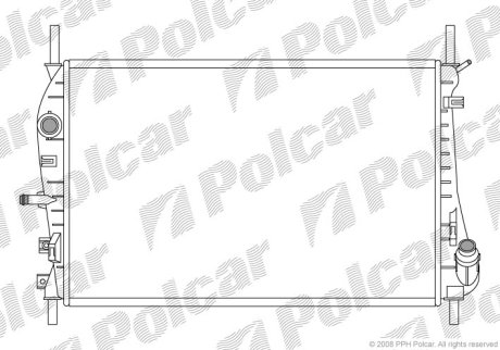 Радіатор охолодження Polcar 321808-5