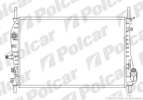 Радіатор охолодження Polcar 321808-5