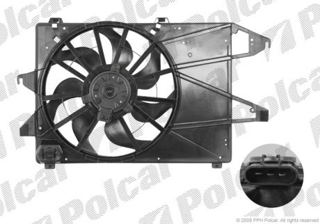 Вентилятор з корпусом / кронштейном Polcar 321823W2