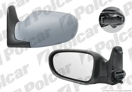 Дзеркало зовнішнє праве Polcar 3241525M