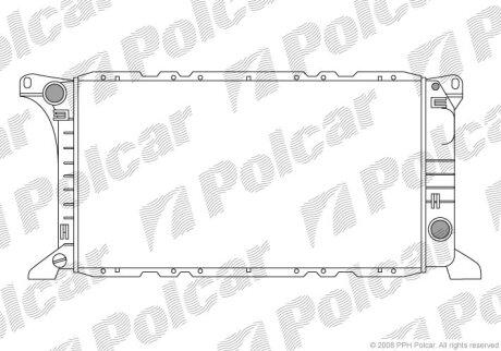 Радіатори охолодження Polcar 324408-0