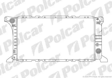 Радиатор охлаждения Polcar 324408-0