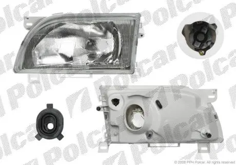Фара основна FORD TRANSIT, 96- Polcar 3245091E